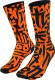 Dynafit Trail Mid Socks Graphic Trailrunsokken Unisex Ultra Orange 43-46