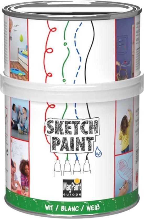 MagPaint Sketchpaint - Wit-Glans - 500ml