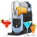 Machine à slush 5-en-1, 2 litres, avec compresseur, 6 programmes, éclairage LED