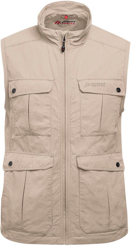 Maier Sports Valdemar bodywarmer Heren beige 48