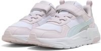 PUMA Trinity 2 LT AC PS Kinderen Unisex Lage sneakers Schoenmaat 30 PUMA White-Aqua Glow-Powder Pink