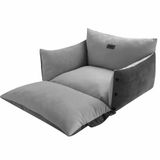 Nobby Comfort bed 2 in 1 Alin grijs 50 x 42 x 18 + 7
