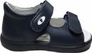 Falcotto sandales en cuir uni à velcro New River Navy taille 26
