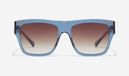 Hawkers Doumu zonnebril Vierkant Blauw Transparant