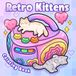 Retro Kittens Coloring Book: Cute Feline Coloring Pages Featuring Adorable Cats, Treasured Memories, Different Decades, and Nostalgic Scenes for All Ages