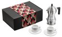 Alessi Machine à café Pulcina, pour 2 tasses, aluminium/PA/porcelaine, multicolore