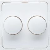 Enzo Kopp HK07 PURE mat wit afdekplaat + knop DUO dimmer - 4624035