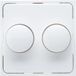 Enzo Kopp HK07 PURE mat wit afdekplaat + knop DUO dimmer - 4624035