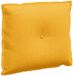 vidaXL Coussin de dossier Jaune clair 60 x 50 cm Velours côtelé