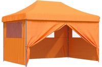 vidaXL Partytent, 279 x 410 x 315 cm, Oranje, Oxford Stof