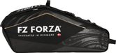 FZ Forza Tour line badminton racketbag - 6 rackets - zwart/goud