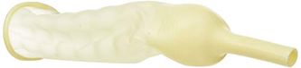 Gima - Externe katheters voor mannen, natuurlijke medische latex, maat XXL, diameter 40 mm, gekartelde dop, voorkomt morsen en zwelling, 30 stuks, 28712