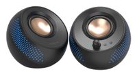 Creative Pebble X - Haut-parleur d'ordinateur - RVB - USB-C - Noir
