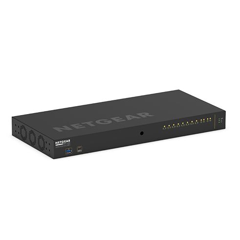 NETGEAR M4250-10G2XF-PoE+ Managed Gigabit Ethernet Switch - 10x RJ-45, 2x SFP+, PoE+, 1U Rackmount