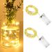 Guirlande LED - Set van 2 - Blanc chaud - 1 m - 10 LED - Fête - Mariage - Décoration de Noël