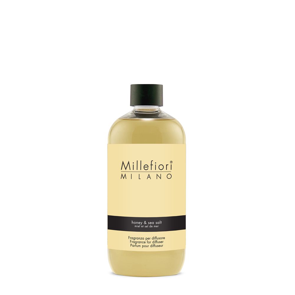 Millefiori Milano Navulling voor Geurstokjes 500 ml - Honey & Sea Salt