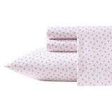 Laura Ashley - Lakenset voor kinderen, ultrazacht en ademend microvezel beddengoed met bijpassende kussensloop, kreukbestendig, levendige Home Essentials (Sweet Lady Bugs Pink, Twin/Twin XL)