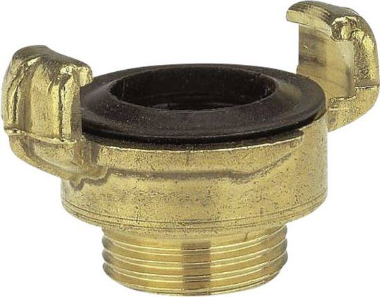 Gardena 7114-20 - Waterslangkoppeling - geelkoper - koper