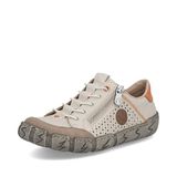 Rieker Dames Slippers Slip-On Casual Comfortabel Memory-Foam L0355-61 Beige