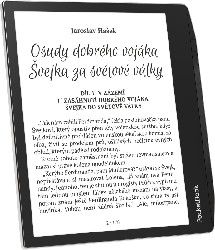 PocketBook 700 Era Silver E-reader - 7" Touchscreen - 16GB - Black/Silver