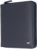 Golden Head Leren portemonnee Polo RFID Protect RV-Kombischeintasche 3302 Marineblau