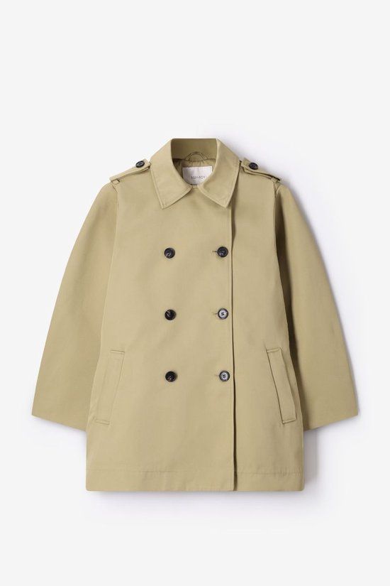 Sissy-Boy Lichtgroene trenchcoat