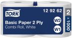Tork 129262 Universal Wiper 320 2-lgs wit 510 mtr x 24 cm pak à 2 rol/1000 vel