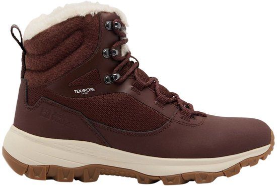 Jack Wolfskin Everquest Texapore High Snowboots Dames - Donkerrood - Maat 39