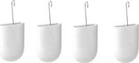Sans marque 4x humidificateurs de radiateur blanc avec crochet 13,5 cm