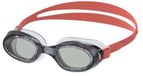 Speedo Junior Futura Hydrospex Zwembril Kind - Recreatieve Duikbril Kinderen - Anti condens & UV-bescherming - Comfortabele Pasvorm - Grijs/Rood
