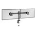 RICOO Monitorhouder, 2 monitoren, beeldschermhouder, dubbele monitorarm, monitorhouder, standaard, armen voor 13 - 27 inch computermonitoren, pc, gaming scherm, TS6211, standaard, tafelhouder