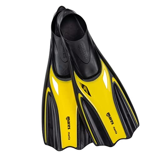 Mares Aquazone Manta, snorkelvliezen voor volwassenen, uniseks, geel, maat 42