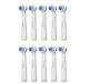 Kubo Reserveborstels compatibel met Oral B, precisiekoppen, 10 stuks