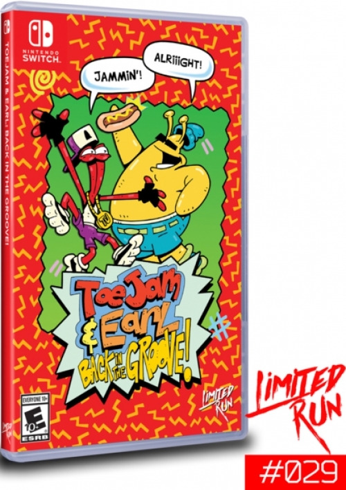 Limited Run toejam & earl back in the groove Nintendo Switch