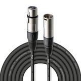 Stagg SMC-6 meter lange XLR (m) -XLR (f) microfoon-naar-mixerkabel, zwart