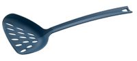Tasty Abseihlöffel Monoblock – kunststof 3H, 34 x 12,5 cm, ideaal voor groenten, deegwaren en meer, met ophangfunctie, vaatwasmachinebestendig, in elegante blauwe kleur