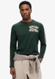 Superdry Vintage Athletic gestreepte top met lange mouwen voor heren