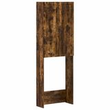 vidaXL Toiletkast UTRECHT Gerookt eiken 66 x 25,5 x 190 cm