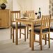 Julian Bowen Set van 2 Coxmoor eiken eetkamerstoelen