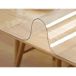 Nappe transparente épaisse film cristal PVC protectrice résistante aux taches protège table - 100x60 cm