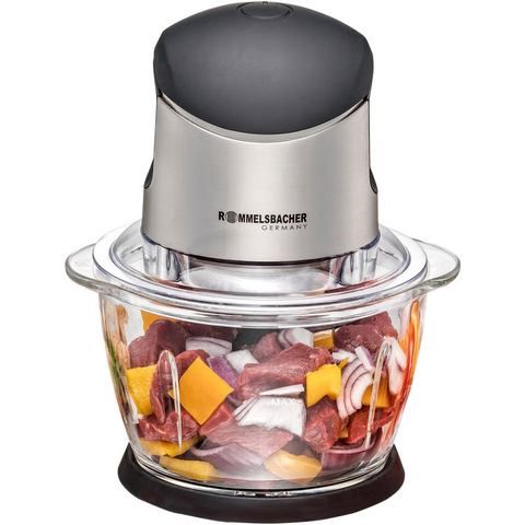 Rommelsbacher MZ 400 - Elektrische hakmolen - 400W - 1 liter - Zwart/RVS