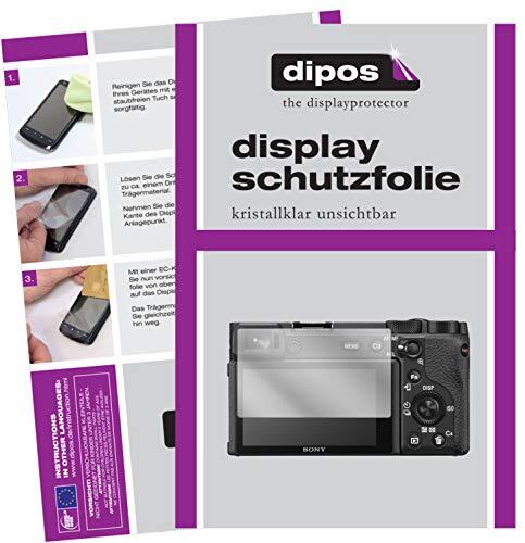 dipos I 2X beschermfolie helder compatibel met Sony Alpha 6100 folie displaybeschermfolie