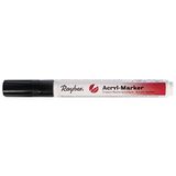 Rayher Acryl marker, ronde punt 2-4 mm, met ventiel, zwart