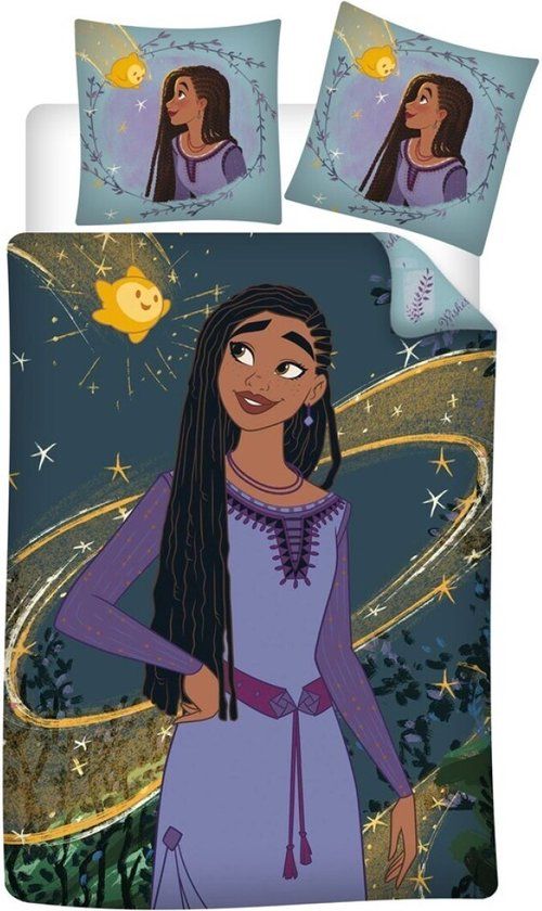 Disney Wish dekbedovertrek Eenpersoons 140x200 cm - Star - Polycotton