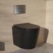 Mirlux Varo Toilet suspendu mat Noir