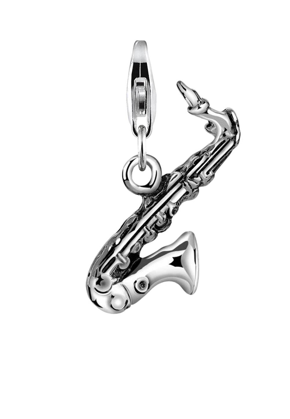 Nenalina Nenalina Nenalina Bedel Dames Saxofoon hanger in 925 sterling zilver Bedels & Hangers