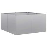 vidaXL Plantenbak 80x80x40 cm Gegalvaniseerd Staal
