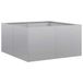 vidaXL Plantenbak 80x80x40 cm Gegalvaniseerd Staal