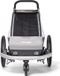 Croozer Kid Keeke 1 - Steengrijs Model 2020 - Kinderfietskar - Framebevestiging - 45 kg