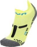 UYN 2" Running Socks Men, yellow fluo/black